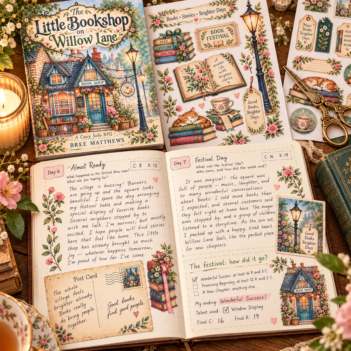The Little Bookshop on Willow Lane - Solo Journaling RPG