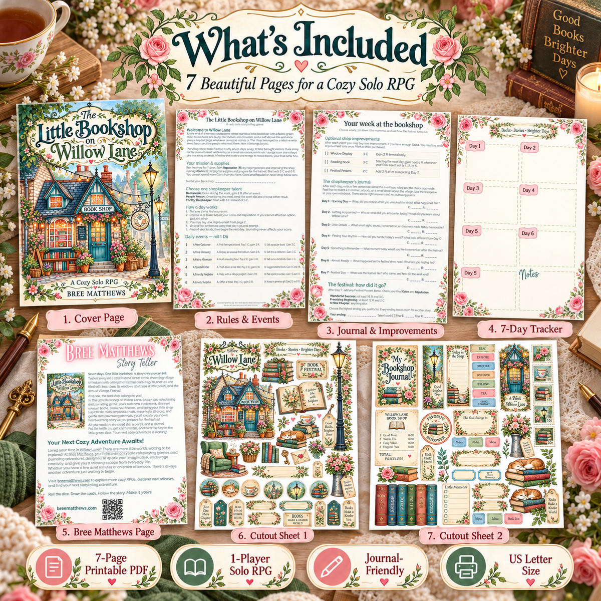 The Little Bookshop on Willow Lane - Solo Journaling RPG