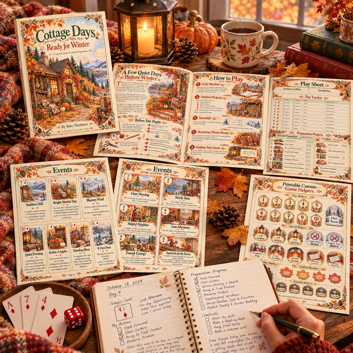 Cottage Days: Ready for Winter - Cozy Solo Journaling RPG