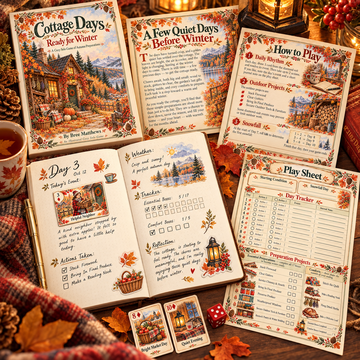 Cottage Days: Ready for Winter - Cozy Solo Journaling RPG