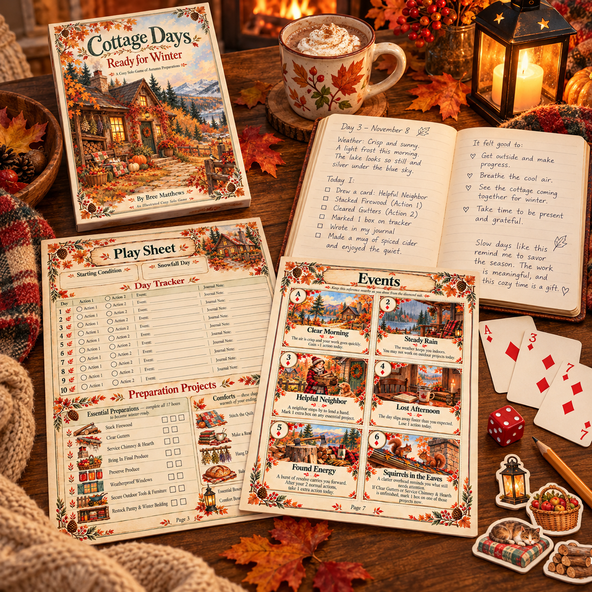 Cottage Days: Ready for Winter - Cozy Solo Journaling RPG