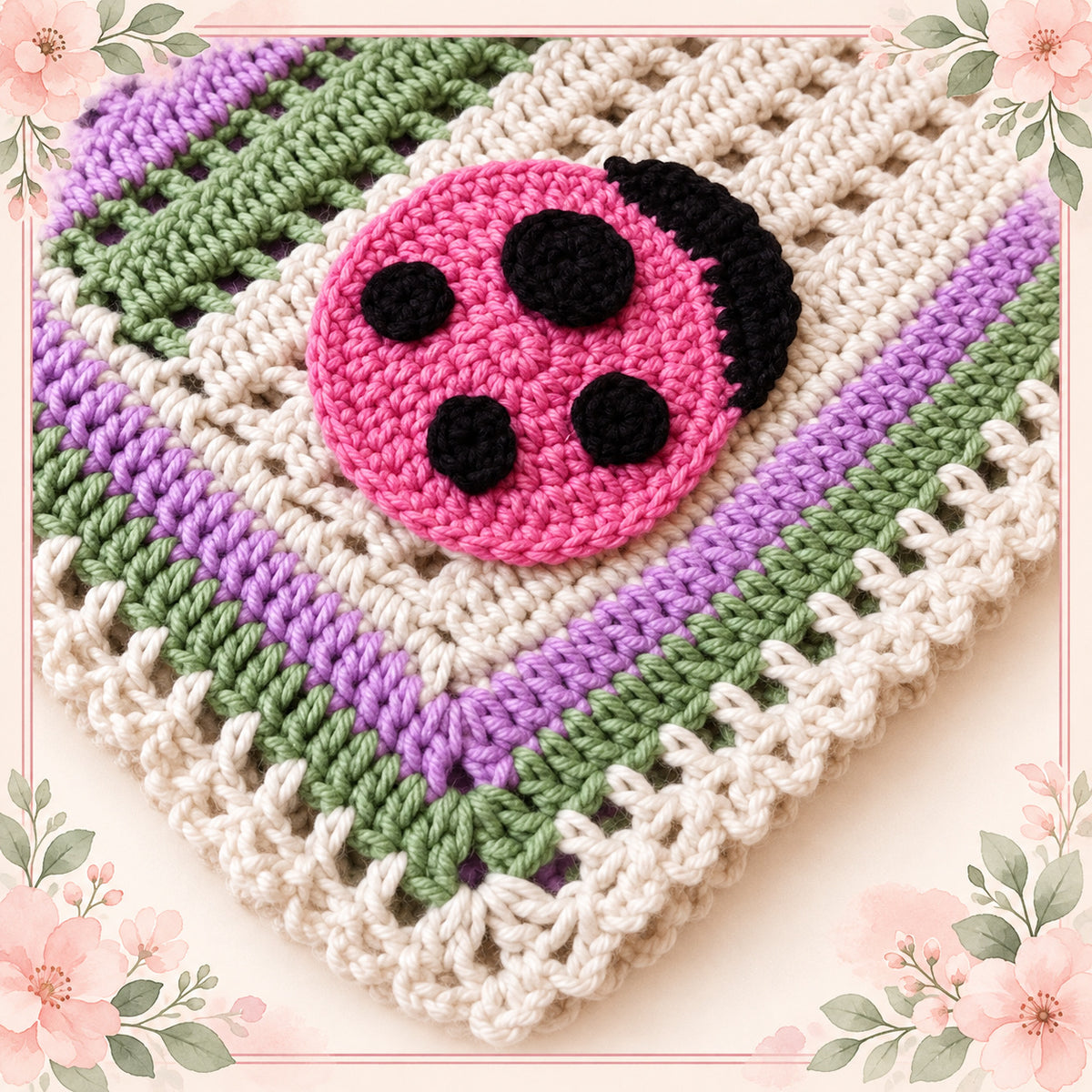 Ladybug Crochet Blanket Pattern