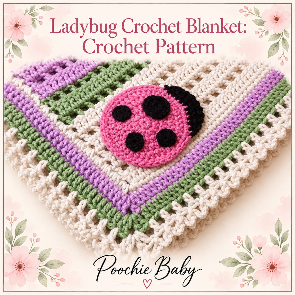 Ladybug Crochet Blanket Pattern