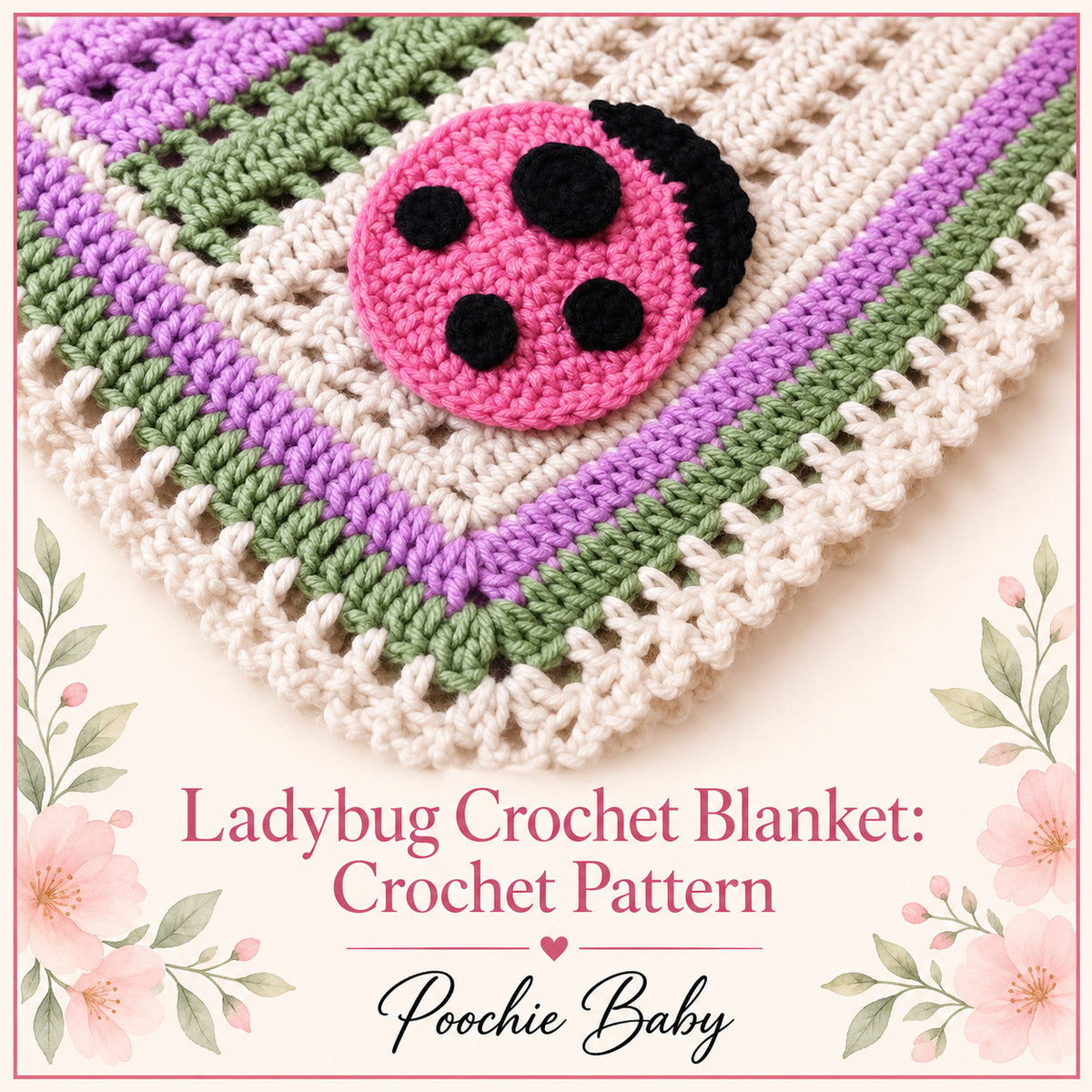Ladybug Crochet Blanket Pattern