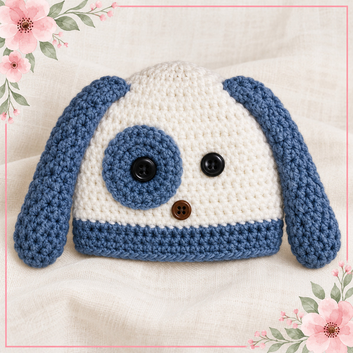 Crochet Puppy Dog Hat Pattern