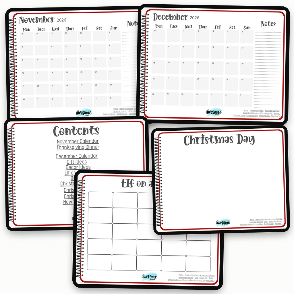 2026 Holiday Planner