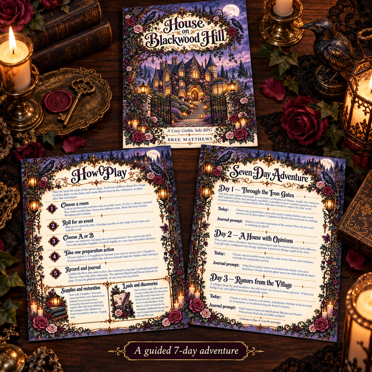 House on Blackwood Hill - Cozy Solo Journaling RPG