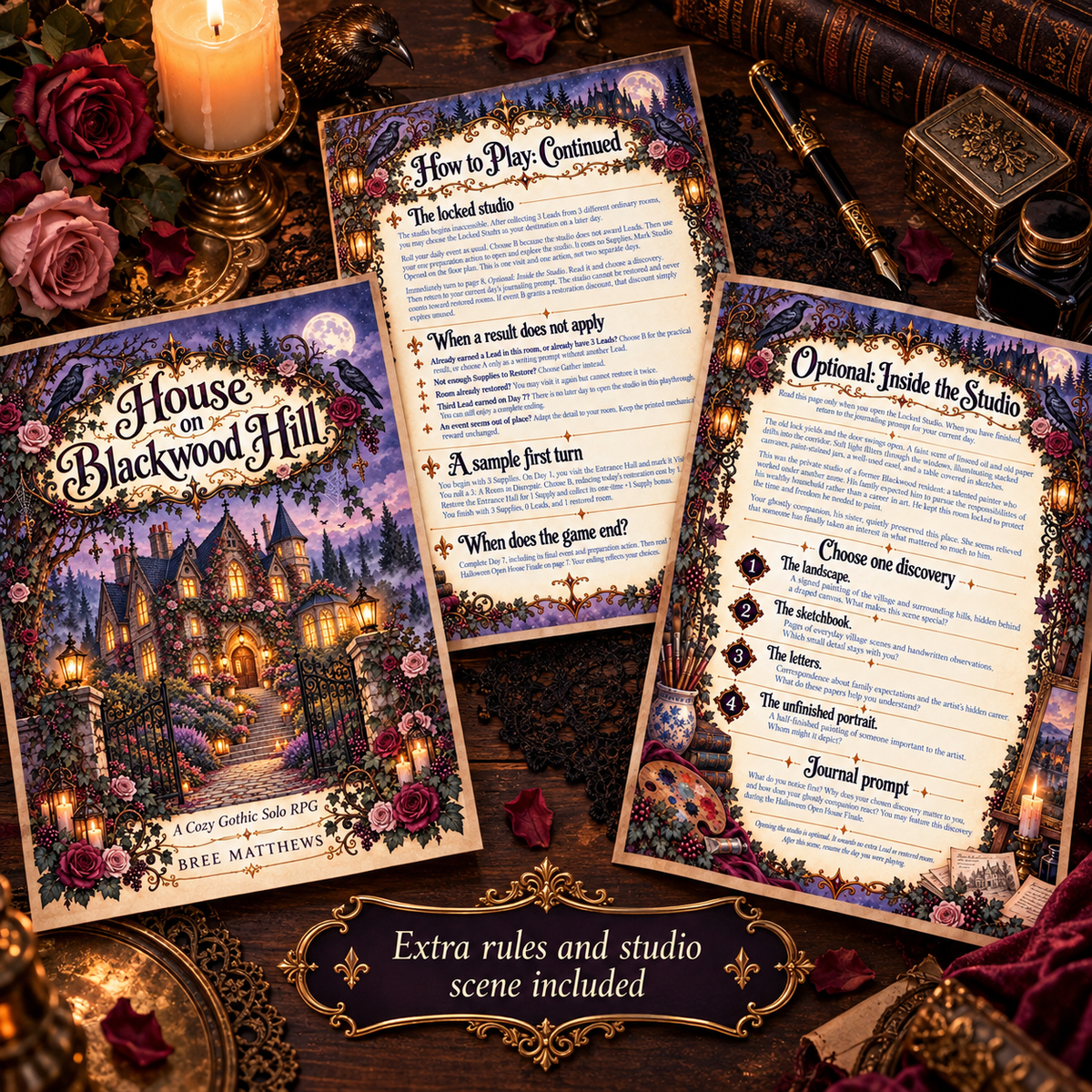 House on Blackwood Hill - Cozy Solo Journaling RPG