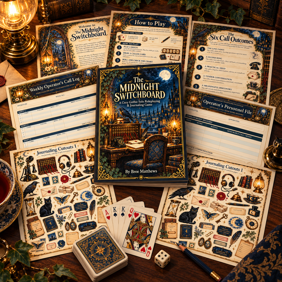 The Midnight Switchboard - Cozy Solo Journaling RPG