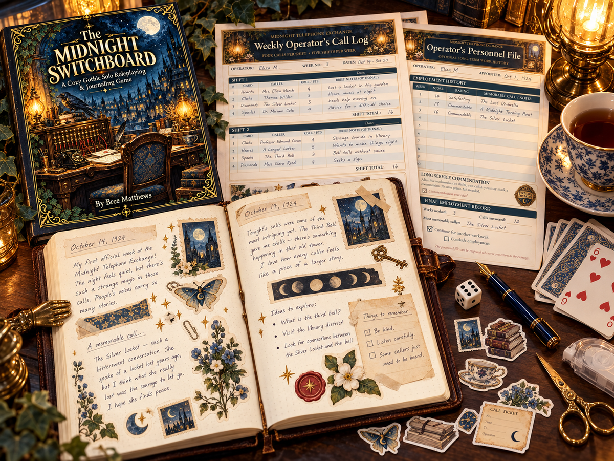 The Midnight Switchboard - Cozy Solo Journaling RPG