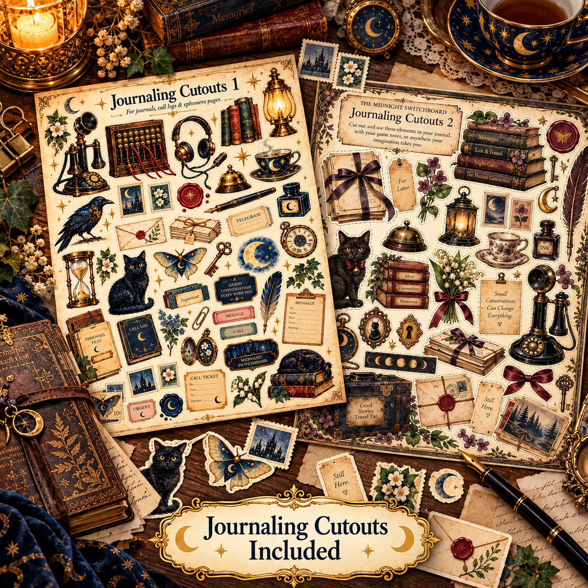 The Midnight Switchboard - Cozy Solo Journaling RPG