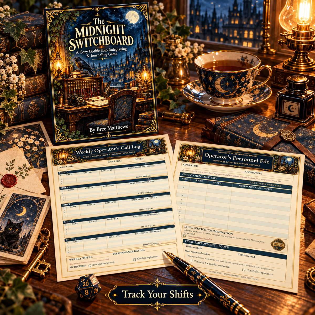 The Midnight Switchboard - Cozy Solo Journaling RPG